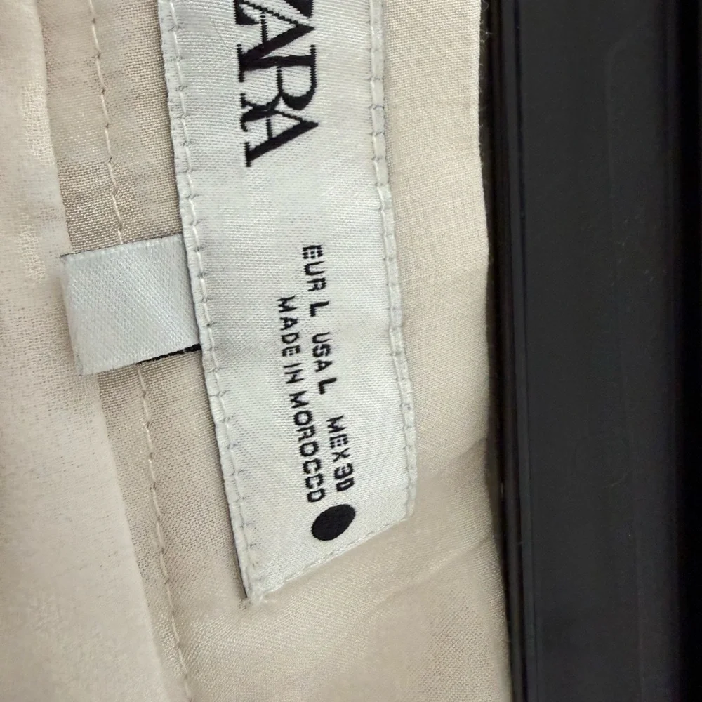 Zara Cream Bubble / Balloon Women's Skirt - Picture 5 of 6